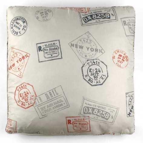 Cuscino Airmail 55x55 - federa + imbottitura cuscini-decorativi-stampati