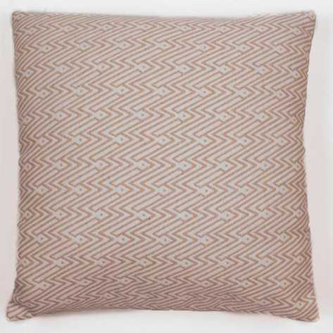 Cuscino jacquard Madras beige 45x45 - federa + imbottitura cuscini-decorativi-stampati