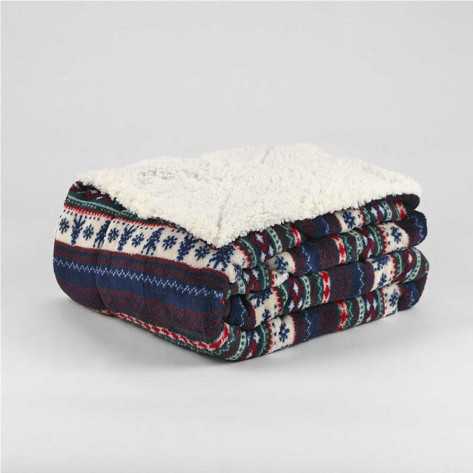 Coperta velluto sherpa Christmas coperte-sherpa