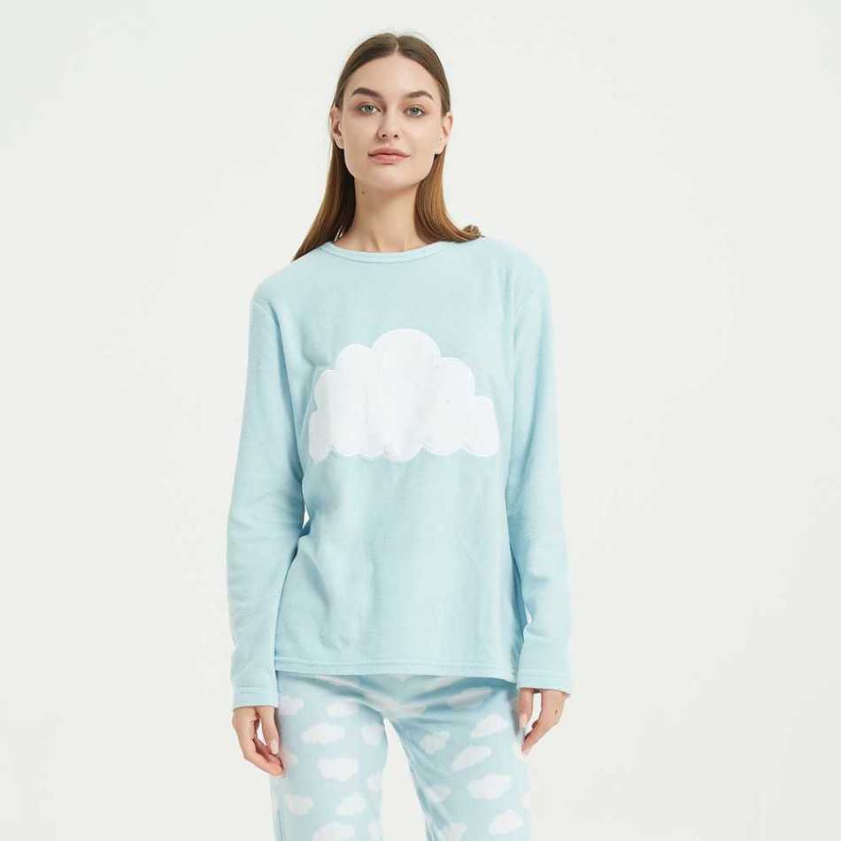 Pigiama pile polare Nube celeste abbigliamento-da-casa