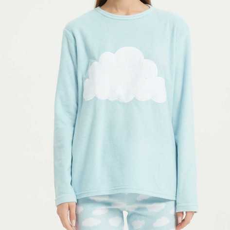 Pigiama pile polare Nube celeste abbigliamento-da-casa