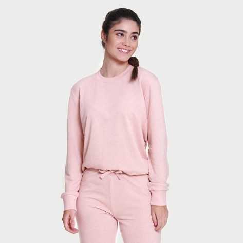 Set sportivo lungo donna rosa chiaro abbigliamento-sportivo-donna