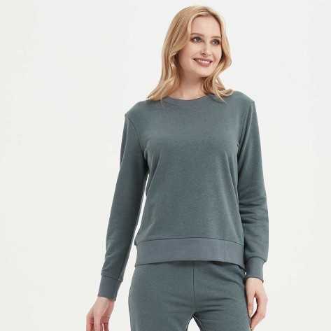 Set sportivo lungo donna verde menta abbigliamento-da-casa