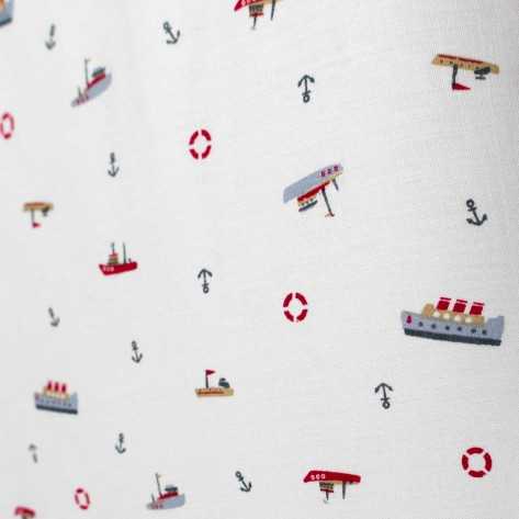 Copripiumino cotone Little Ships singolo