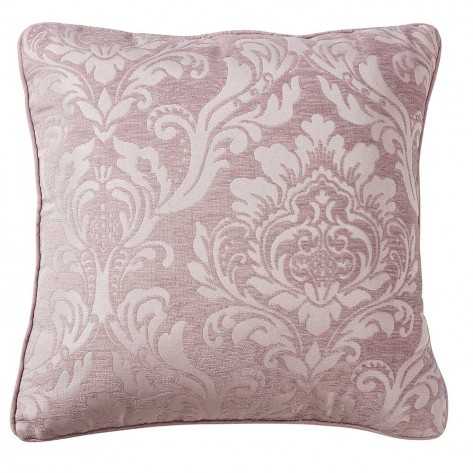 Cuscino jacquard ciniglia Ornamental malva 45x45 - Fodera + Imbottitura cuscini-decorativi-stampati