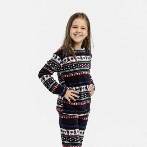 Pigiama pile coral bambino/a Christmas abbigliamento-da-casa