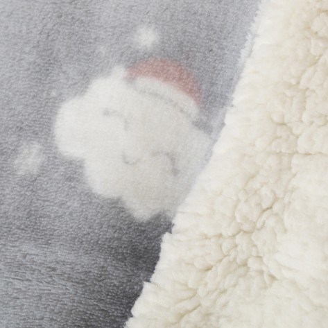 Coperta velluto sherpa Sensación perla coperte-sherpa