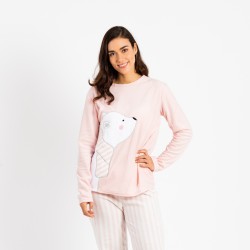 Pigiama pile polare Oso polar rosa abbigliamento-da-casa