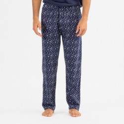 Pigiama lungo manica corta uomo Yelco blu navy pijama-manga-corta