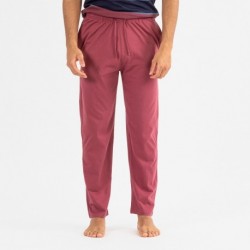 Pigiama lungo manica corta uomo Tadeo bordeaux pijama-manga-corta