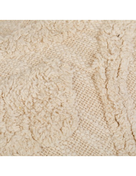 Cuscino quadrato cotone Aria naturale 45x45 -federa+imbottitura cuscini-decorativi-stampati