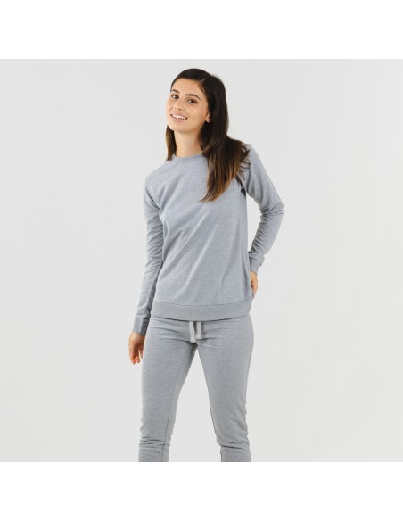 Set sportivo lungo donna new grigio abbigliamento-sportivo-donna