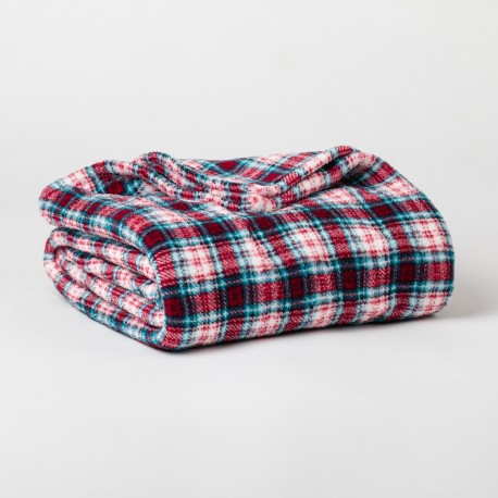 Coperta pile coral Cuadro Ernesto bordeaux mantas-terciopelo-estampadas