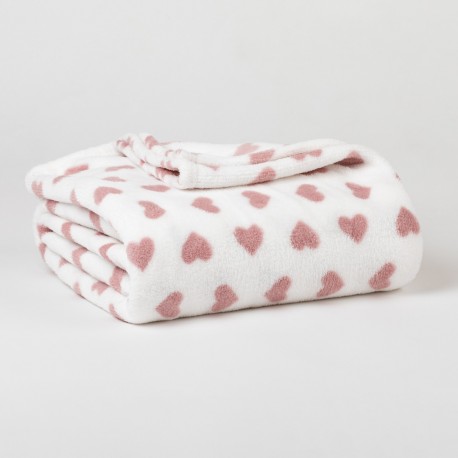 Coperta pile coral Praga malva rosa mantas-terciopelo-estampadas