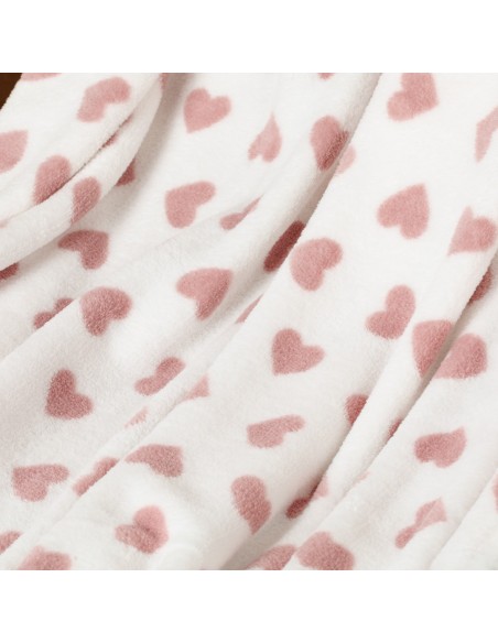 Coperta pile coral Praga malva rosa mantas-terciopelo-estampadas