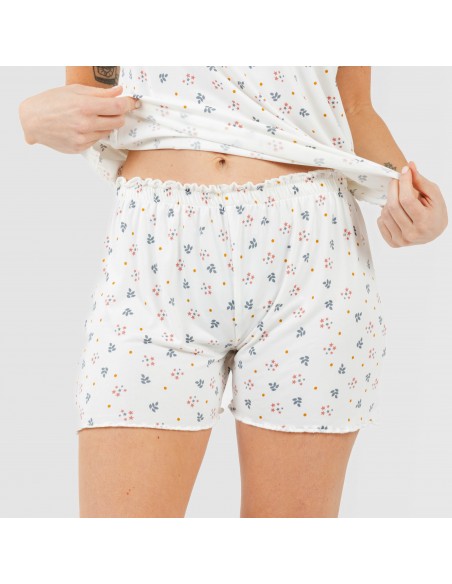 Pigiama corto mezza manica soft Ines pijama-corto-sedoso