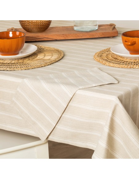 Set di 4 tovaglioli Raya Holea beige tovaglioli