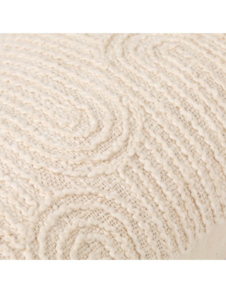 Cuscino rettangolare cotone 30x50 Ceballos naturale - federa + imbottitura stampati