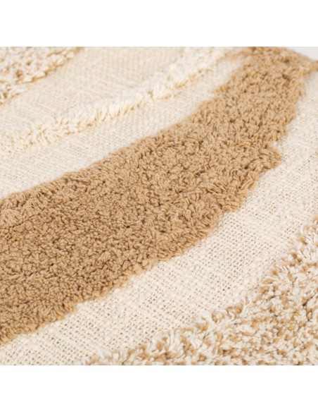 Cuscino rettangolare cotone 30x50 Fremen naturale - federa + imbottitura stampati