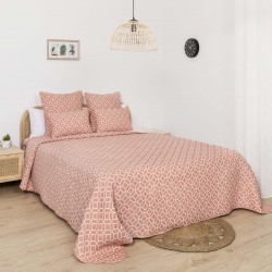 Copriletto doppio tessuto jacquard Libertad mandarino copriletti-jacquard