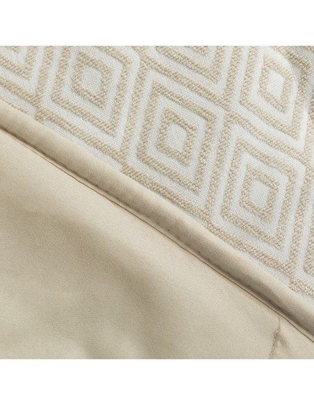 Copriletto jacquard ciniglia Andres naturale - 120gr copriletti-jacquard