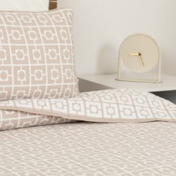 Copriletto doppio tessuto jacquard Nana sabbia copriletti-jacquard