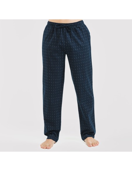 Pigiama uomo flanella Monclova grigio misto pijama-franela