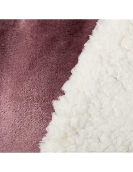 Coperta velvet sherpa tinta unita mantas-velvet-sherpa