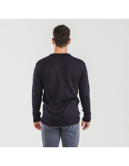 Maglione uomo Snowy blu navy jersey