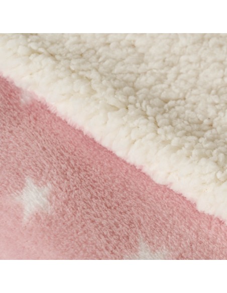 Coperta velluto sherpa Vitalidad rosa mantas-coral-sherpa