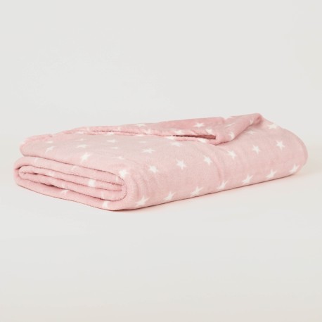 Coperta pile coral Vitalidad rosa mantas-terciopelo-estampadas