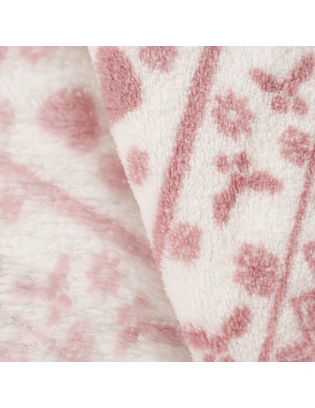 Coperta pile coral Candy malva rosa mantas-terciopelo-estampadas