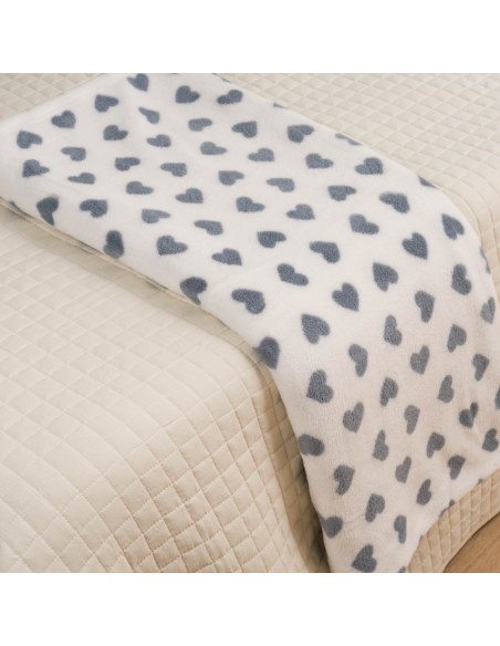 Coperta pile coral Praga blu mantas-terciopelo-estampadas