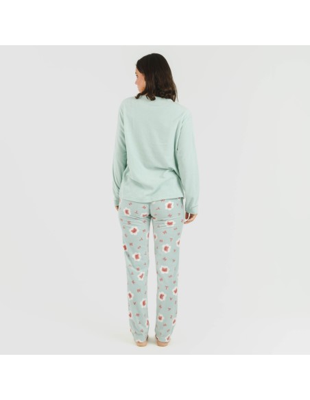 Pigiama pile polare Nolan verde pijama-polar