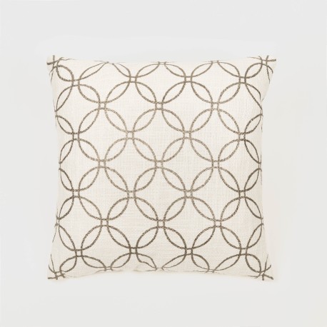 Cuscino quadrato cotone Circulo 45x45 - federa + imbottitura cuscini-decorativi-stampati