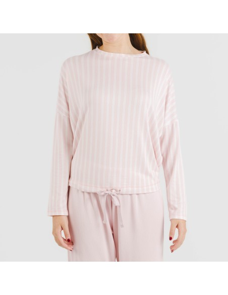 Pigiama lungo Secret donna Raya Marsella rosa pijama-largo-secret